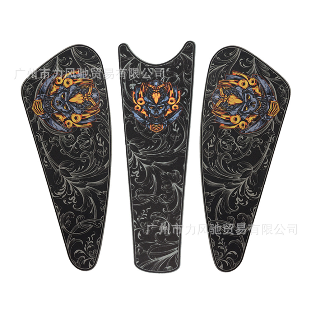 Aplicable Harley 883N XL1200 Etiqueta del tanque de combustible de la motocicleta Etiqueta del costado del tanque de combustible Etiqueta decorativa impermeable modificada