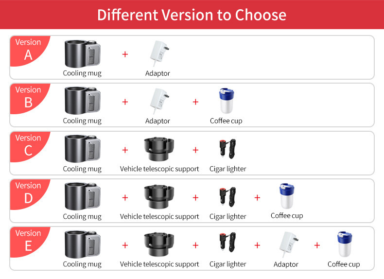 Car hot and cold cup car 12V fast cooling heating dual-purpose intelligent insulation multi-function cooling cup hot and cold cup