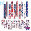 Set, necklace, tattoo stickers, props, USA, dress up