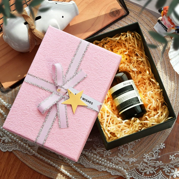 Sakura Powder + Gift Bag + Automatic String Light (Send Rafia Greeting Card)
