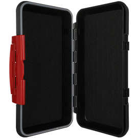 带海绵路亚饵盒渔具配件盒鱼钩盒防水路亚盒垂钓用品多功能鱼具盒