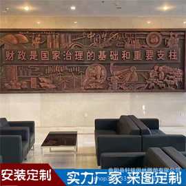 定制锻铜铸铜浮雕立体壁画景观室外装饰背景墙浮雕古建筑历史墙壁