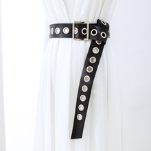 皮带女士学生新款韩版百搭黑色ins风腰带网红同款牛仔裤带免打孔