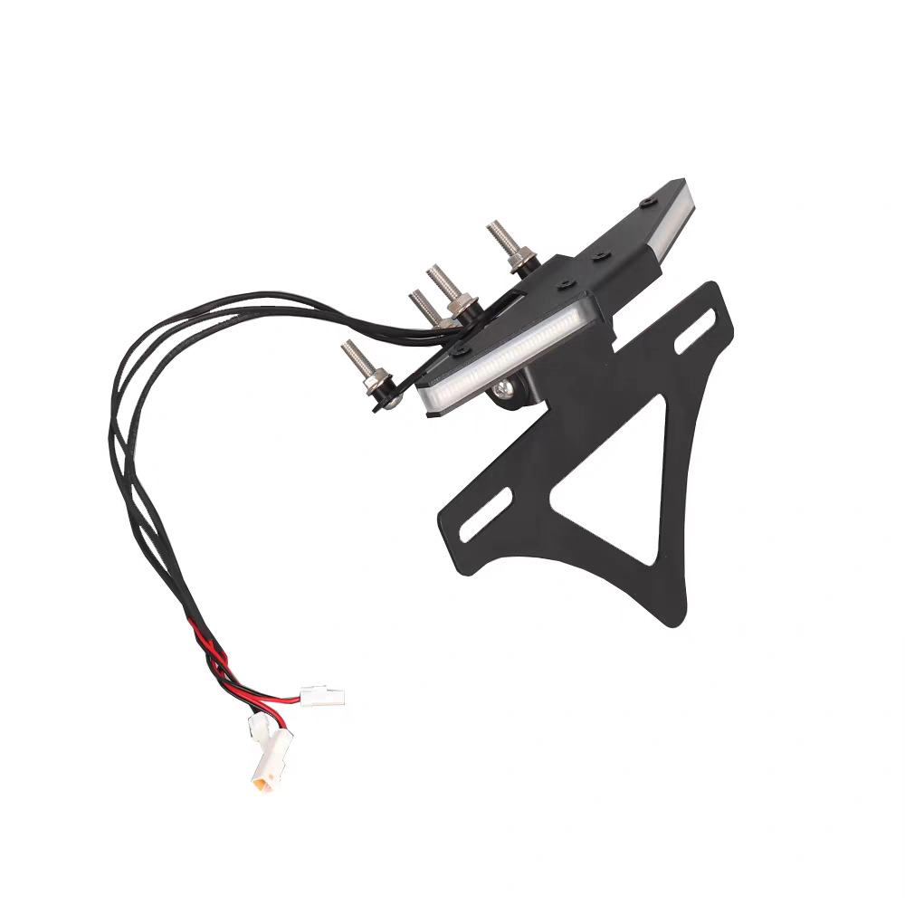 Suitable for 20-25 models of KTM1290Duke, modified folding short-tail integrated license plate holder with LED sequential turn signals