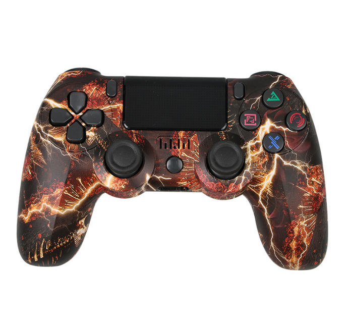 Control Inalámbrico de Juego P4 PC360 PS3 de ABS con Vibración, Luz RGB para PC y PS4