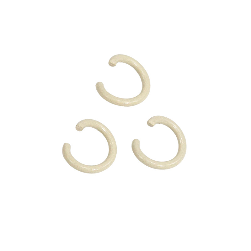 Pintura de color abierto anillo de conexión de hierro pulsera collar material hecho a mano DIY accesorios de la joyería