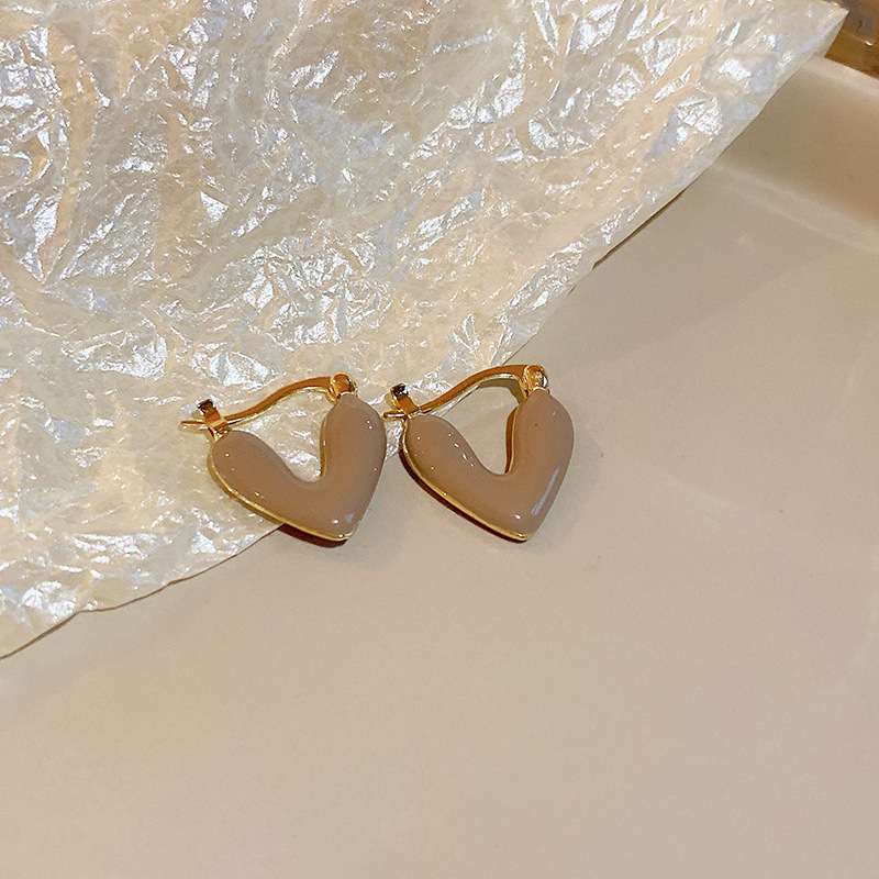 Pendientes franceses retro con lazo, aguja de plata 925, diseño elegante y dulce, estilo lujo ligero