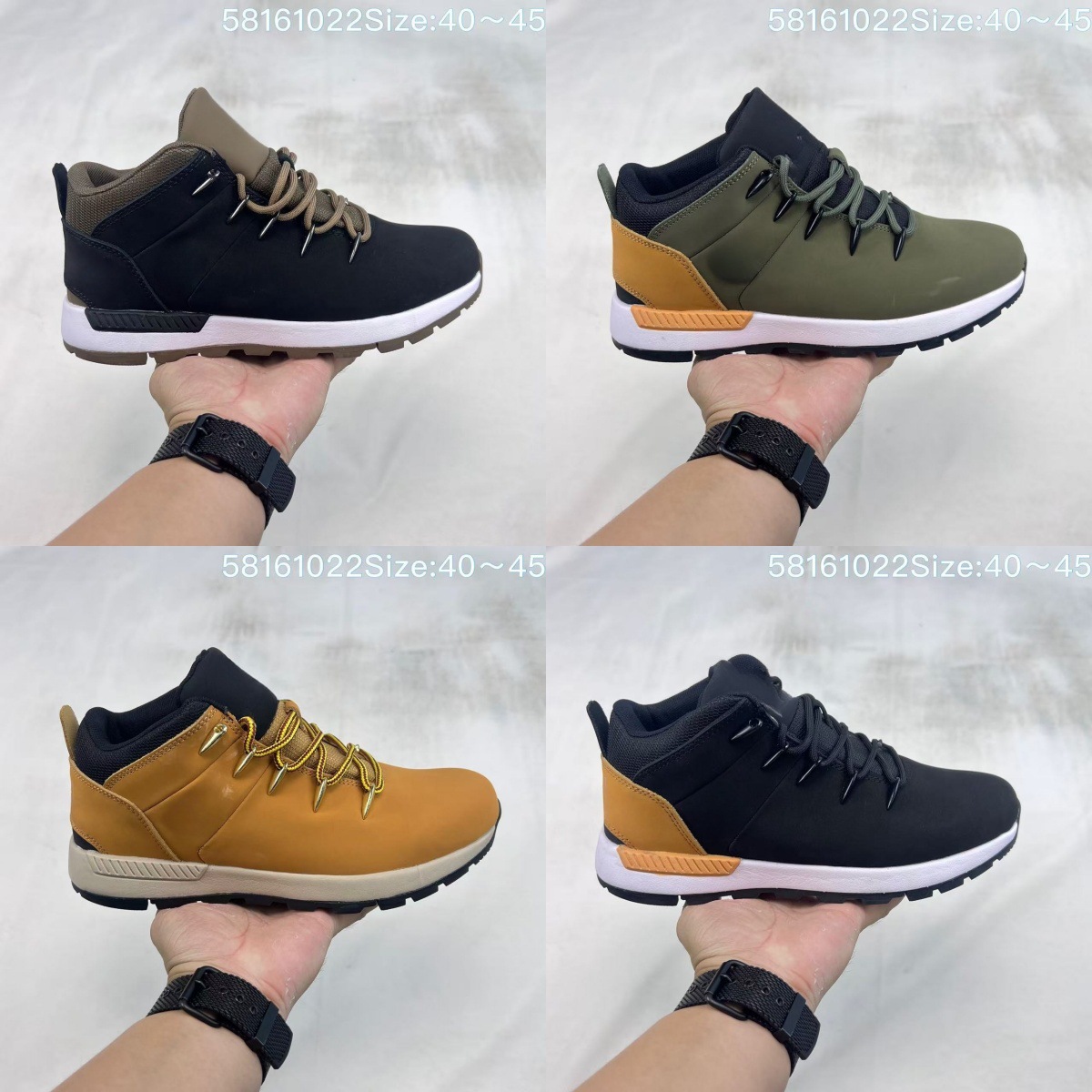 Otoño y invierno nuevos zapatos de golf masculinos zapatos deportivos ociosos con correa de goma suela antideslizante zapatos al aire libre masculinos