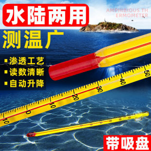 Aquarium fish tank thermometer high precision diving thermometer glass water thermometer amphibious glass thermometer