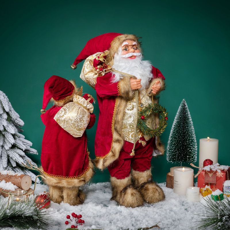 クロスボーダー創意布芸サンタクロース人形サンタクロース新クリスマスショーウインドー装飾クロスボーダー卸売り|undefined