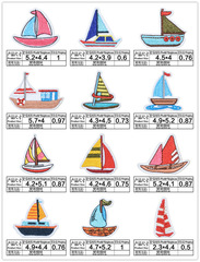 新款繡品電腦繡花帆船系列徽章歐美風補丁貼帽徽鞋帽包配飾布貼