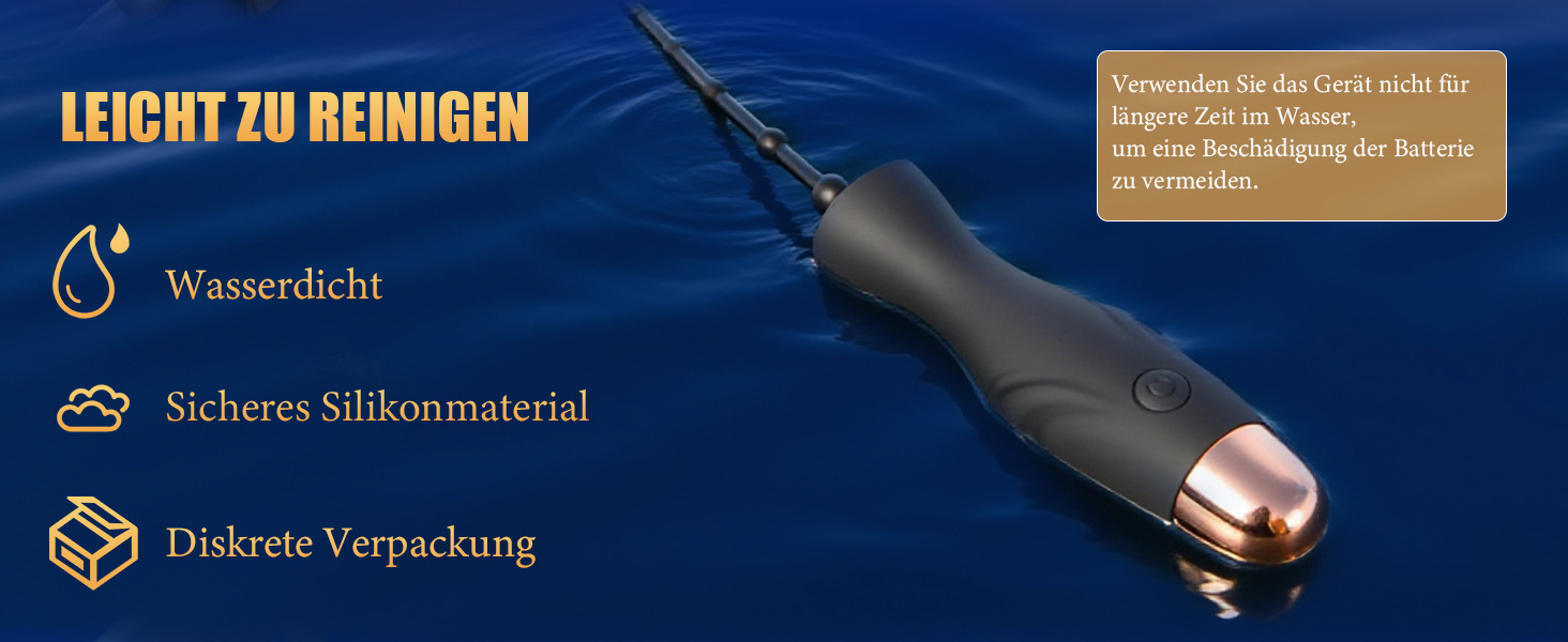 USB Rechargeable Vibrating Urethra Stick, 10-Frequency Silicone Sound for Men — detail image 7