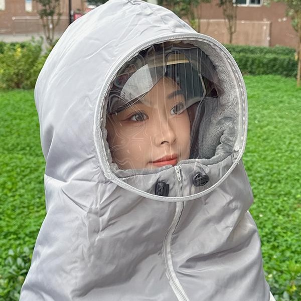 모자 여성 가을, 겨울 야외 사이클링 헬멧 따뜻한 풀오버 모자 남성용 얼굴 마스크 플러스 벨벳으로 추위와 바람으로부터 보호