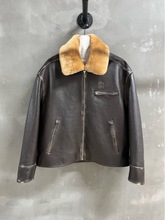 25冬季新品进口擦色小羊皮内里加棉设计时尚简约百搭真皮男女同款