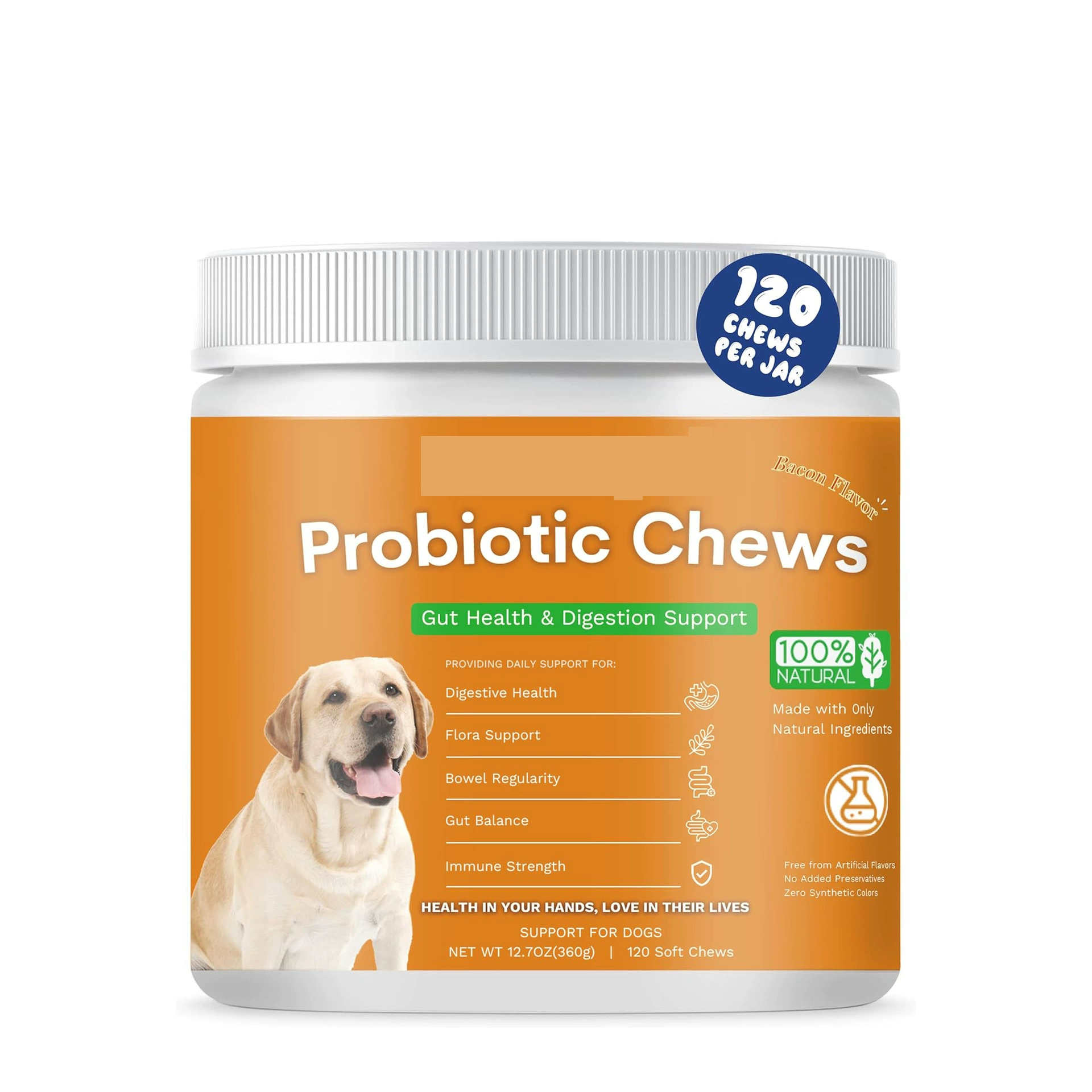 Трансграничная поставка жевательных таблеток с пробиотиками для собак