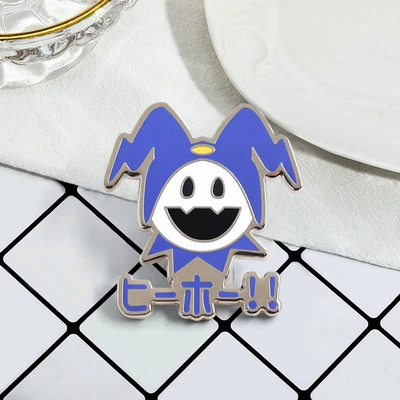 Jack Frost Enamel Pin Role-Playing Game Goddess Rebirth Badge Cute Accessories Game Fan Decoration