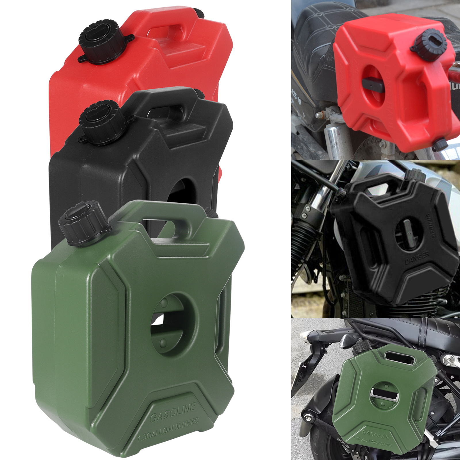High-Quality Emergency Portable Oil Drum, Explosion-Proof and Anti-Static Gasoline Drum, Spare Fuel Tank for Cars, Motorcycles, and Outboard Motors