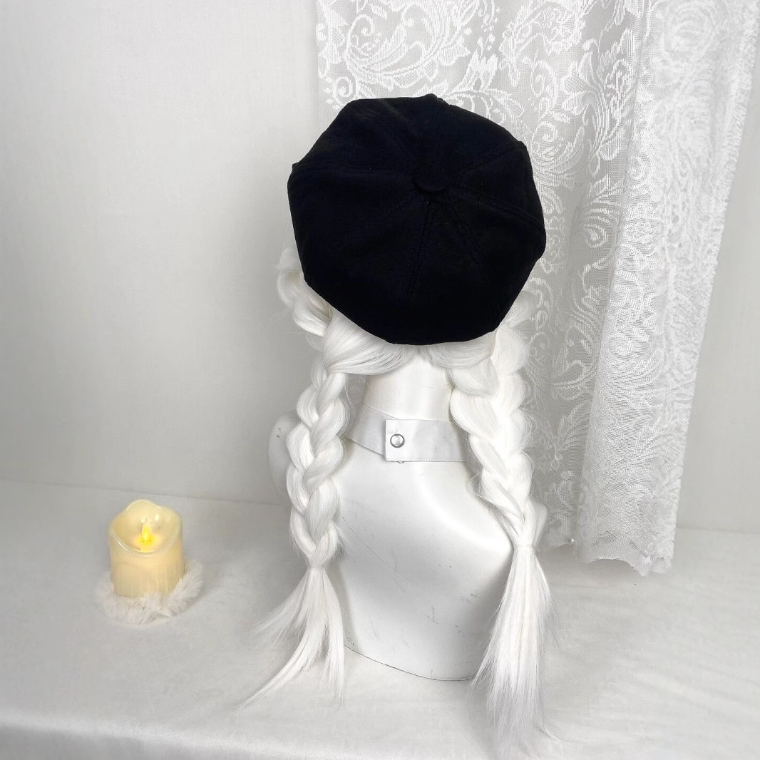 Koni Peruk [Kvinnokroppens Lag] Neutral Vit Lång Rakt Hår för Kvinnlig Cosplay Anpassad OC