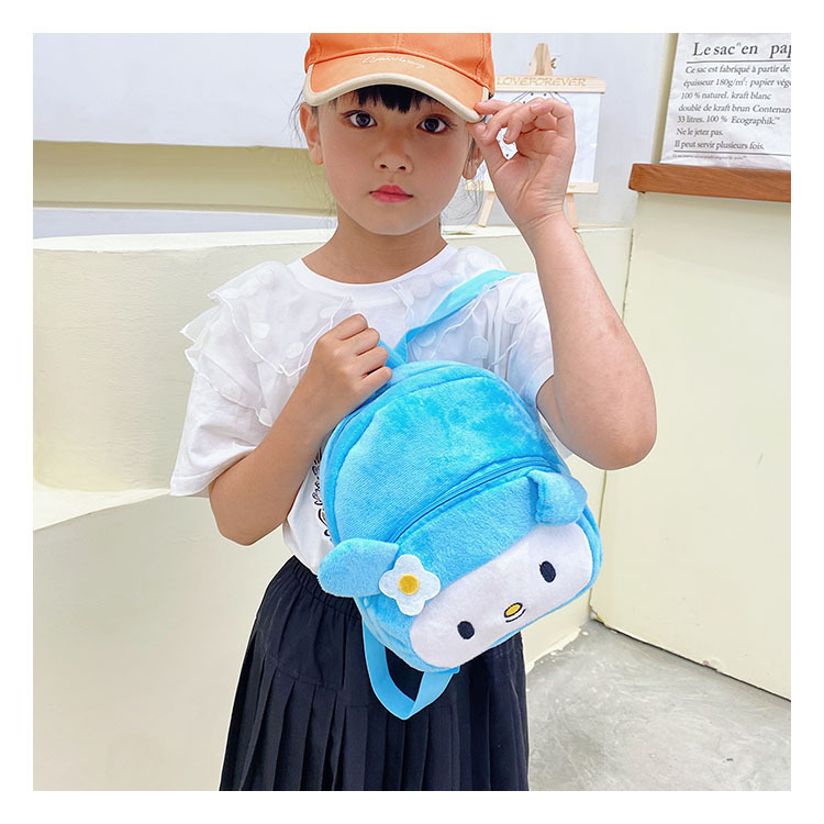 1-2-3 years old children's backpacks, cartoon plush small schoolbags, cute early education kindergarten backpacks for boys and girls undefined