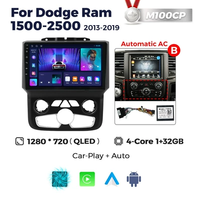 For Dodge Ram DVD Navigation - automatic-air-conditioner-m100cp-132-quad-core-wifi-version