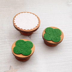 Factory direct supply round table accessories miniature scene decorations home wooden accessories decoration miniature kitchen mini table