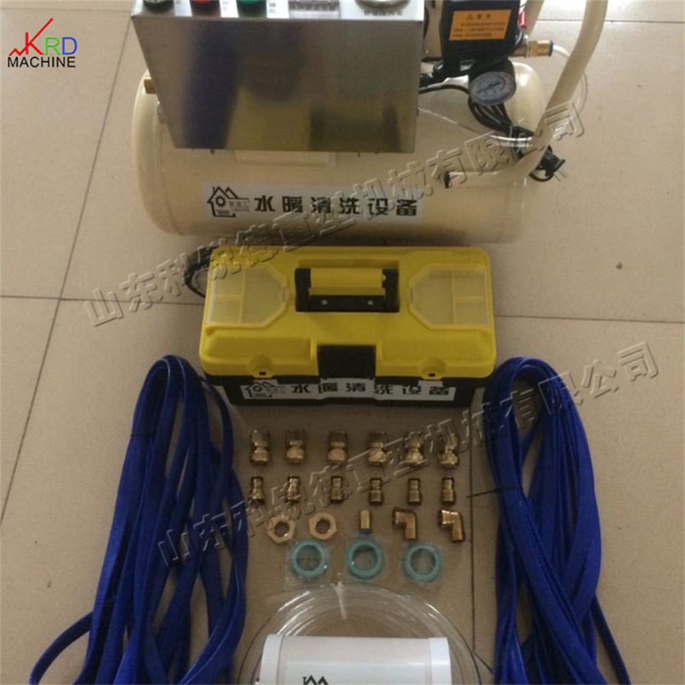 地暖管道清洗设备 水管内壁挂垢清理机 手推式自来水管道疏通机