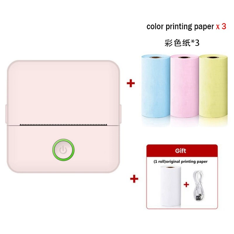 Handheld Wireless Printer X6, Bluetooth Mobile Photo Printer, Compact Portable 135×60×155mm
