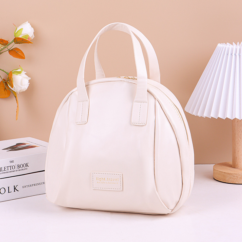 E-102 흰색 PU 찐빵 가방