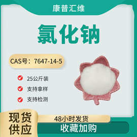 化妆品辅料氯化钠  温和清洁去角质 浴盐用氯化钠 25公斤袋装