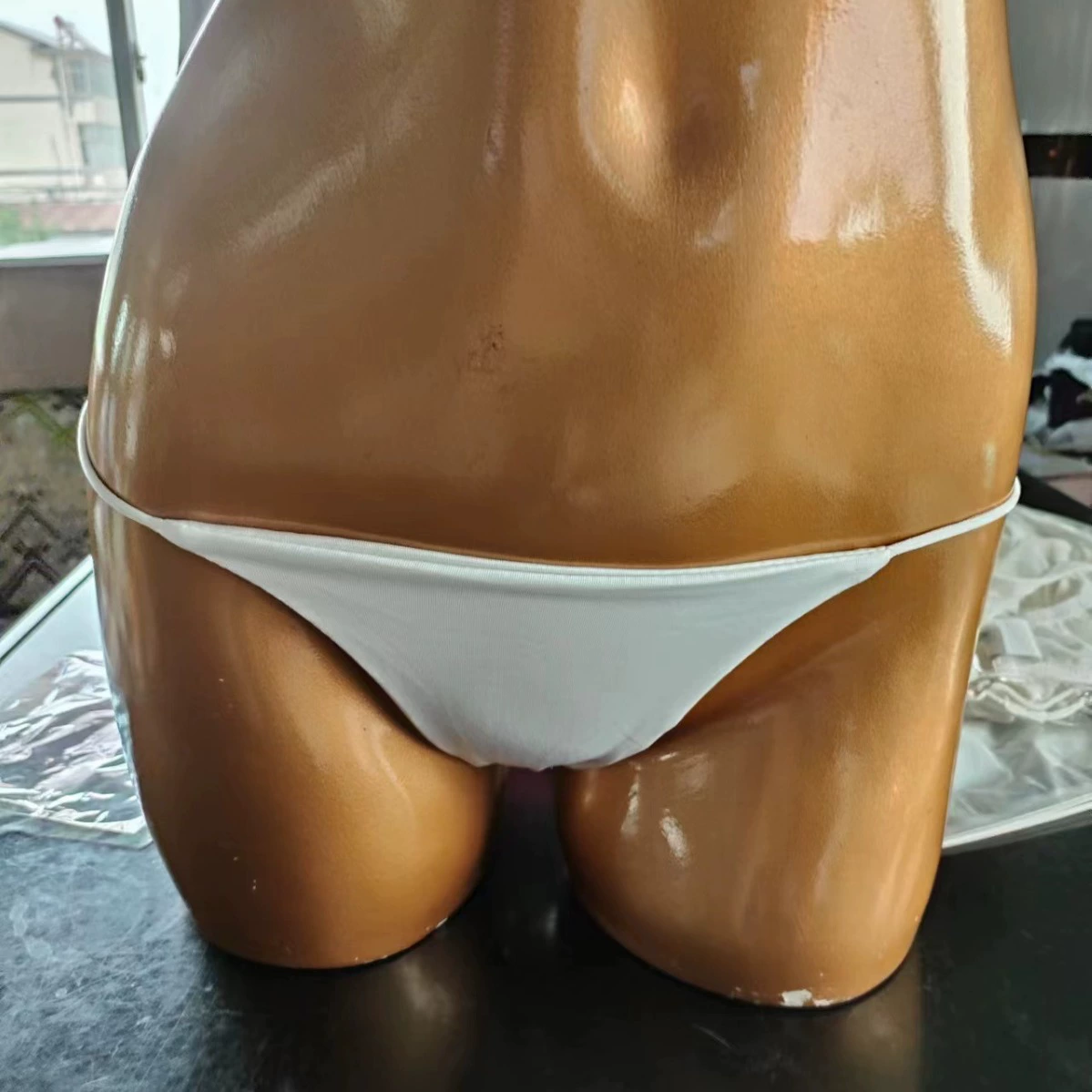 Европейская и американская внешняя торговля трансграничные специально для полых двойных полосатых стринги с низким талией бикини веселье трусики оптовая продажа