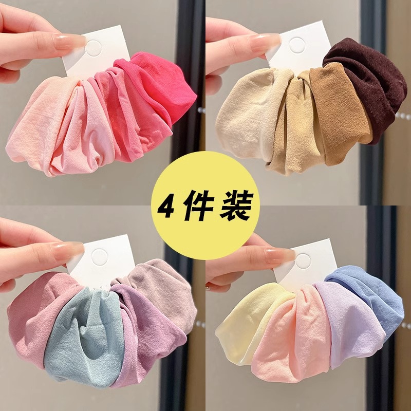 Niños de alta cola de caballo correa de correa pequeña niña alta elasticidad ensanchada anillo de cabello máscara de cabello no herida de alta calidad