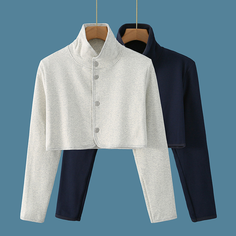 Pure cotton summer shoulder pad middle-aged and elderly cervical support waistcoat women's confinement clothes air-conditioned room sleeping cold-proof warm shawl