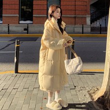 羽绒棉服女2023冬季新款女装韩版宽松连帽加厚冬季大口袋外套棉袄