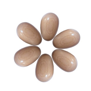 Orff Toy Musical Instrument Beech Sand Egg Kindergarten Early Education Teaching Aids Wooden Sand Egg Log Color Wooden Ring Egg