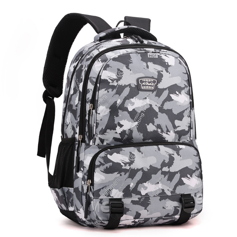 Foreign Trade Backpack New Fashion Junior High School Men and Women Two-Piece Pencil Bag College Student Bag Large Capacity Backpack Foreign Trade Backpack New Fashion Junior High School Men and Women Two-Piece Pencil Bag College Student Bag Large Capacity Backpack