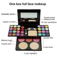 Cross-border ADS Aircraft Palette Beauty Makeup 33-цветная палитра теней для век Набор для макияжа Коробка Легко наносимая косметика для макияжа Набор помад.
