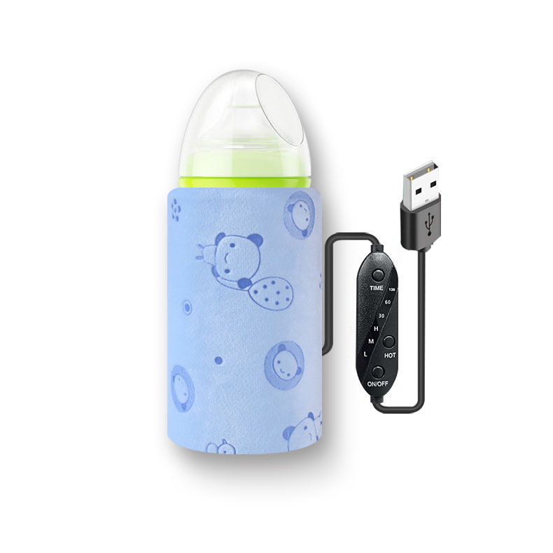 USB milk bottle insulation sleeve in use