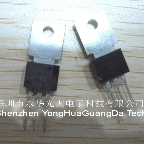 单向可控硅 2P4M 铁头 2A 500V TO-202直插