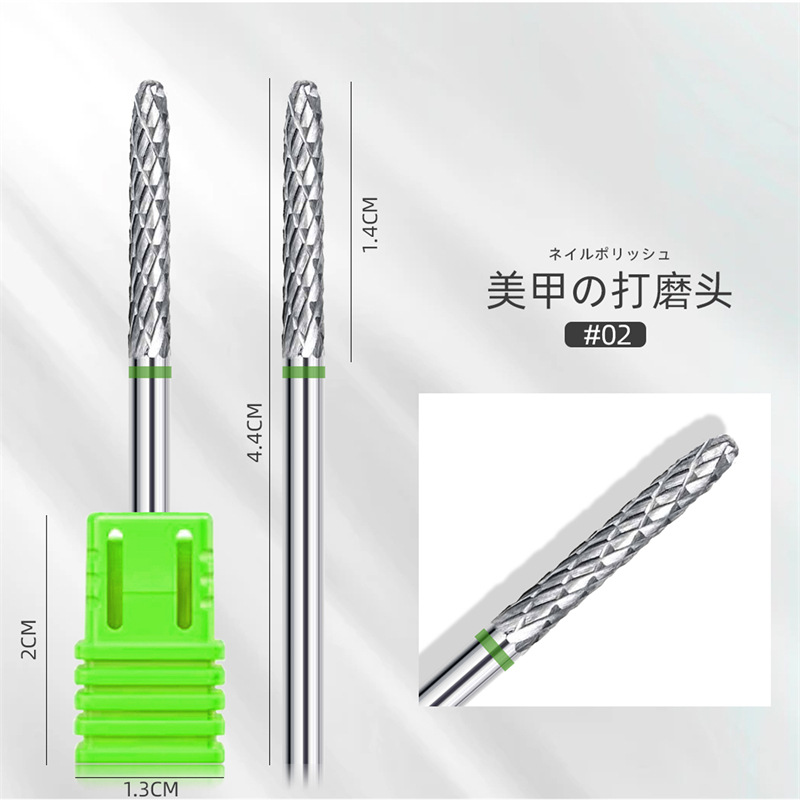 Cabeza de pulido de acero de tungsteno de cohete 02C