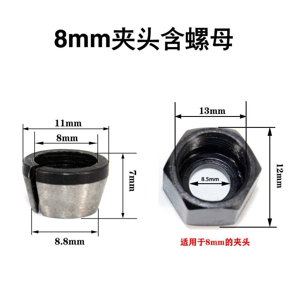 8mm (incluyendo tuerca)