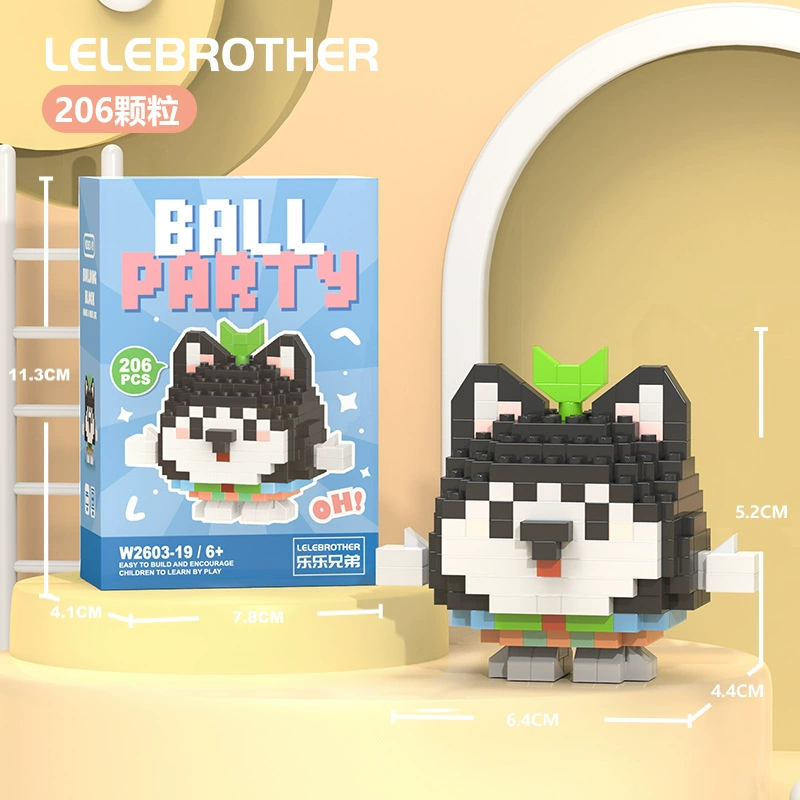 Micro‑block cartoon doll constructor (Lego style), strawberry & mini bears, blind box, micro pieces