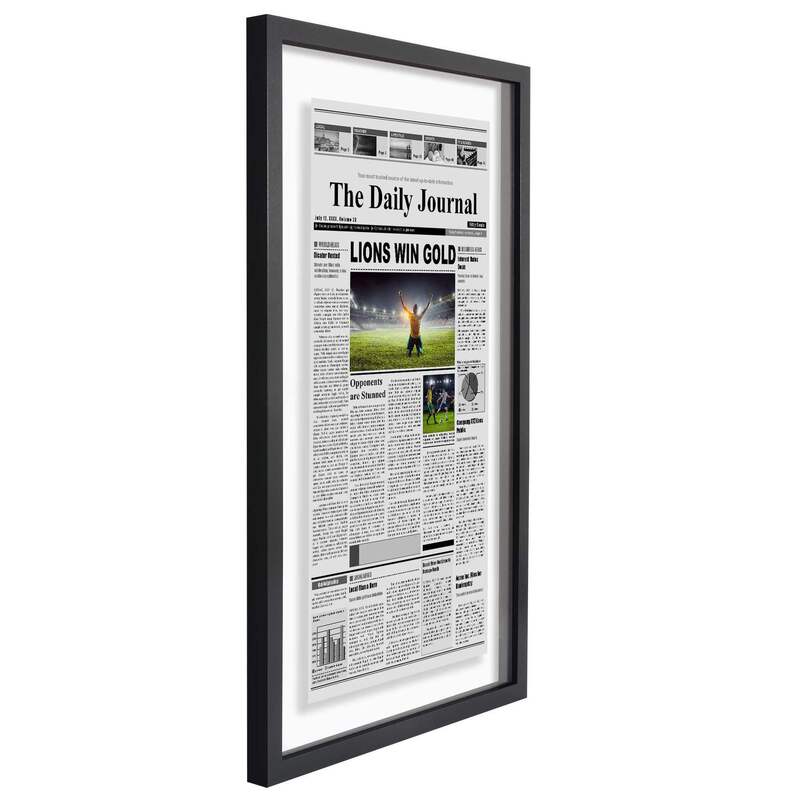 Amazon's Best-Selling Wooden Poster Collection Frame for Living Room Wall Hanging Newspaper Decoration Photo Frame Picture Frame Factory Direct Sale