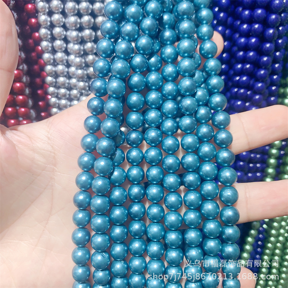 天然深海で皮をむかない貝玉は真珠に匹敵します。