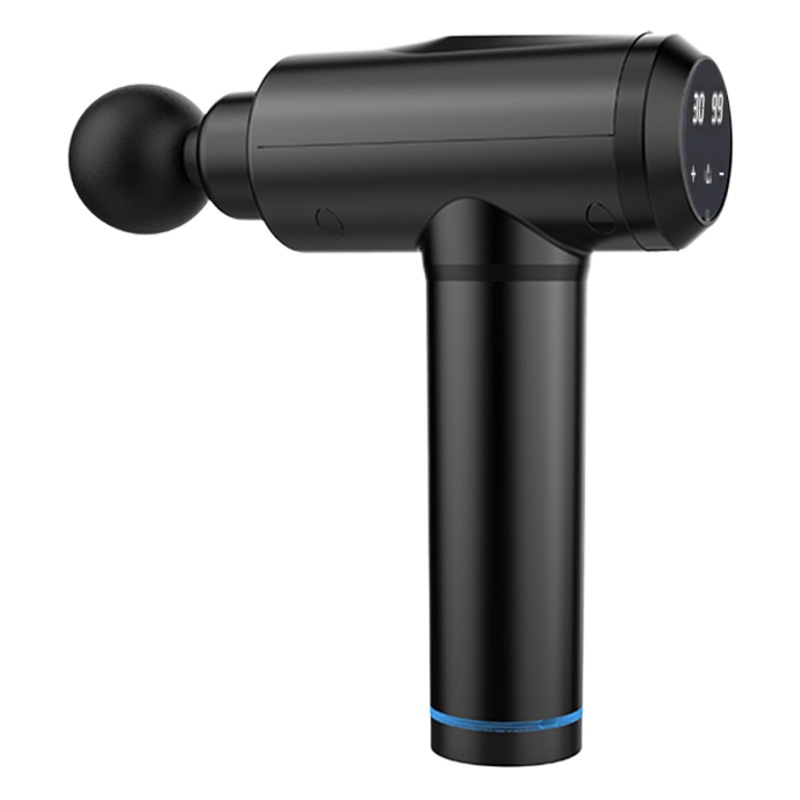 Pistola de fascia transfronteriza inteligente Mute fascia agarre masajeador muscular profundo equipo de fitness portátil massagegun