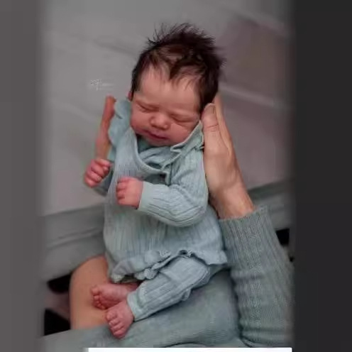 Muñeca bebé reborn de 19 pulgadas, bebé recién nacido, producto superventas transfronterizo de Amazon.