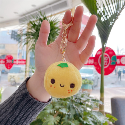 Cute Fruit Plush Pendant Toy Mini Bag Pendant Wedding Event Toss Gift Doll Doll Wholesale