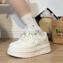 女童韩版贝壳头板鞋2025秋季新款星星儿童休闲鞋男童运动鞋潮流