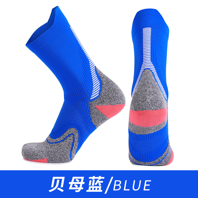Calcetines de ciclismo coolmax de secado rápido calcetines deportivos antibacterianos que absorben el sudor, desodorante, engrosamiento, calcetines para correr de maratón personalizados