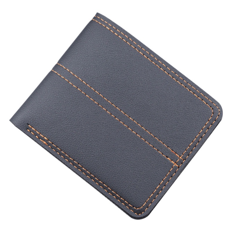 Cartera corta de los hombres titular de la tarjeta de los hombres de cuero suave pequeña cartera poner tarjeta masculina tarjeta cartera mini corto titular de la cartera
