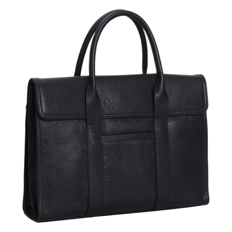 Genuine Leather Handbag for Men, High-End Casual Fashion, Large Capacity Business Computer Bag, Cowhide Men's Briefcase, Custom-Made